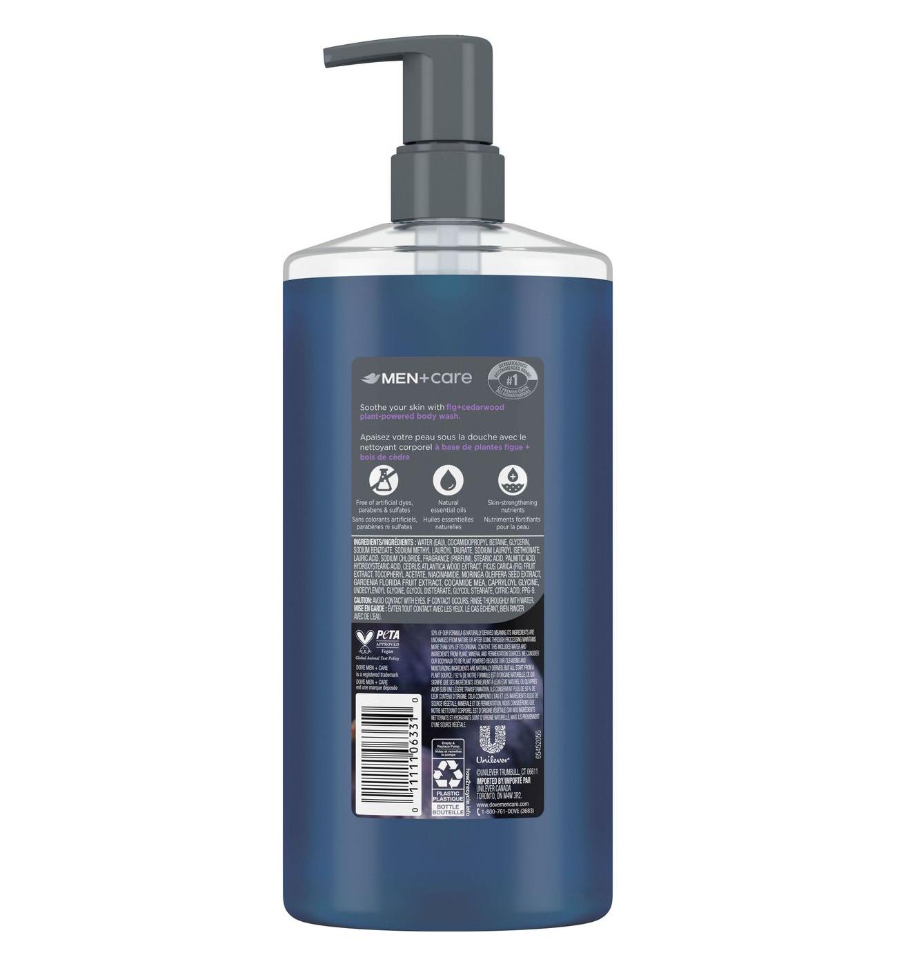 Dove Men+Care Body Wash - Fig & Cedarwood; image 2 of 2