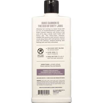 Duke Cannon Men's Heavy Grit Deep Cleaning Body Wash