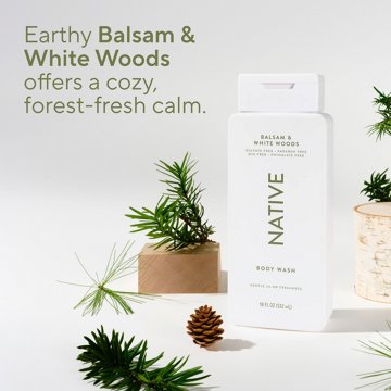 Native Balsam & White Woods Nourishing Body Wash 18 fl oz