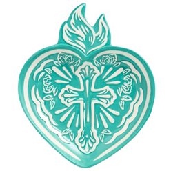 Destination Holiday Sacred Heart Dolomite Plate, Each