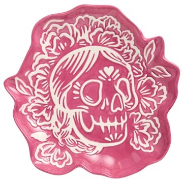 Destination Holiday Catrina Dolomite Plate