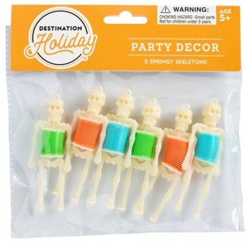 Destination Holiday Skeleton Spring Coil Favors