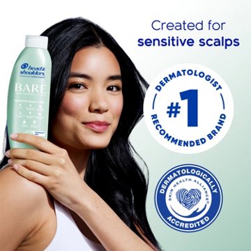 Head & Shoulders Bare Sensitive Scalp Care Shampoo