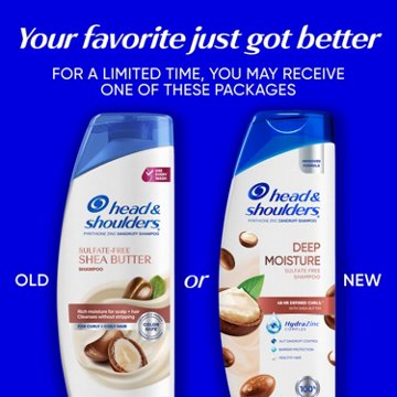 Head & Shoulders Sulfate Free Dandruff Shampoo - Shea Butter