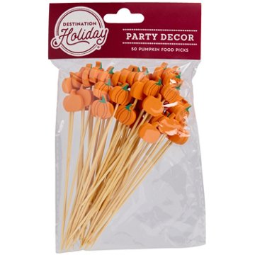 Destination Holiday Pumpkin Food PIcks, 50 pc