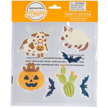 Destination Holiday Halloween Barnyard Friends Gel Clings