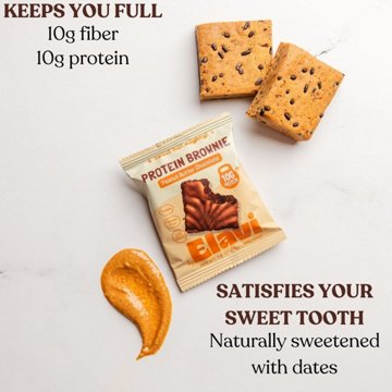 Elavi Peanut Butter Chocolate 10g Protein Brownie
