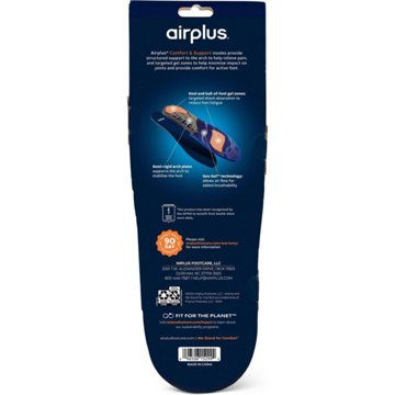 Airplus Comfort & Support Insoles Men 7-13