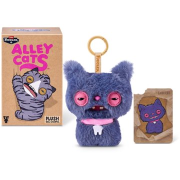 ZURU Fuggler Alley Cats Plush Bag Charm Blind Box, 5"