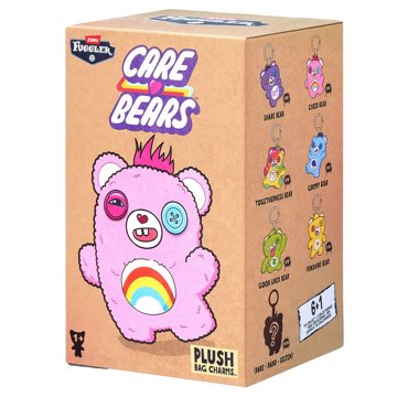 Zuru Fuggler Care Bears Plush Bag Charm Blind Box, 5"