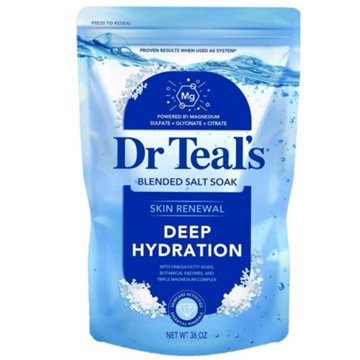 Dr Teal's Skin Renewal Deep Hydration Blended Salt Soak, 36 oz