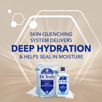 Dr Teal's Skin Renewal Deep Hydration Blended Salt Soak, 36 oz