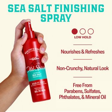 Old Spice Texturizing Sea Salt Finishing Spray for Men, , Medium Hold, 8.5 FL OZ