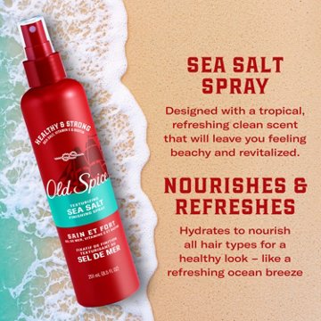 Old Spice Texturizing Sea Salt Finishing Spray for Men, , Medium Hold, 8.5 FL OZ