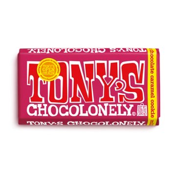 Tony's Chocolonely Milk Chocolate Caramel Cookie Bar