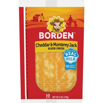 Borden Cheddar & Monterey Jack Sliced Cheese