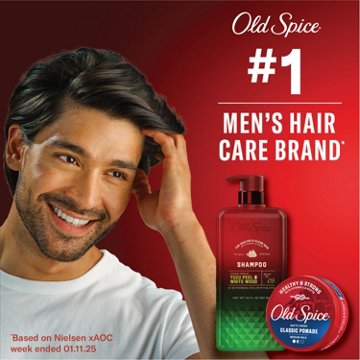 Old Spice Shampoo: The Spice Alchemist, Cologne-Infused Yuzu Peel & White Wood, 20 fl oz