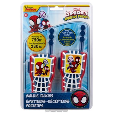 KIDdesigns Disney Junior Marvel Spidey & His Amazing Friends Walkie Talkies Set, 2 pc