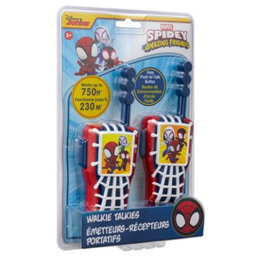 KIDdesigns Disney Junior Marvel Spidey & His Amazing Friends Walkie Talkies Set, 2 pc