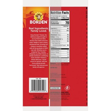 Borden Sharp Cheddar Sliced Cheese