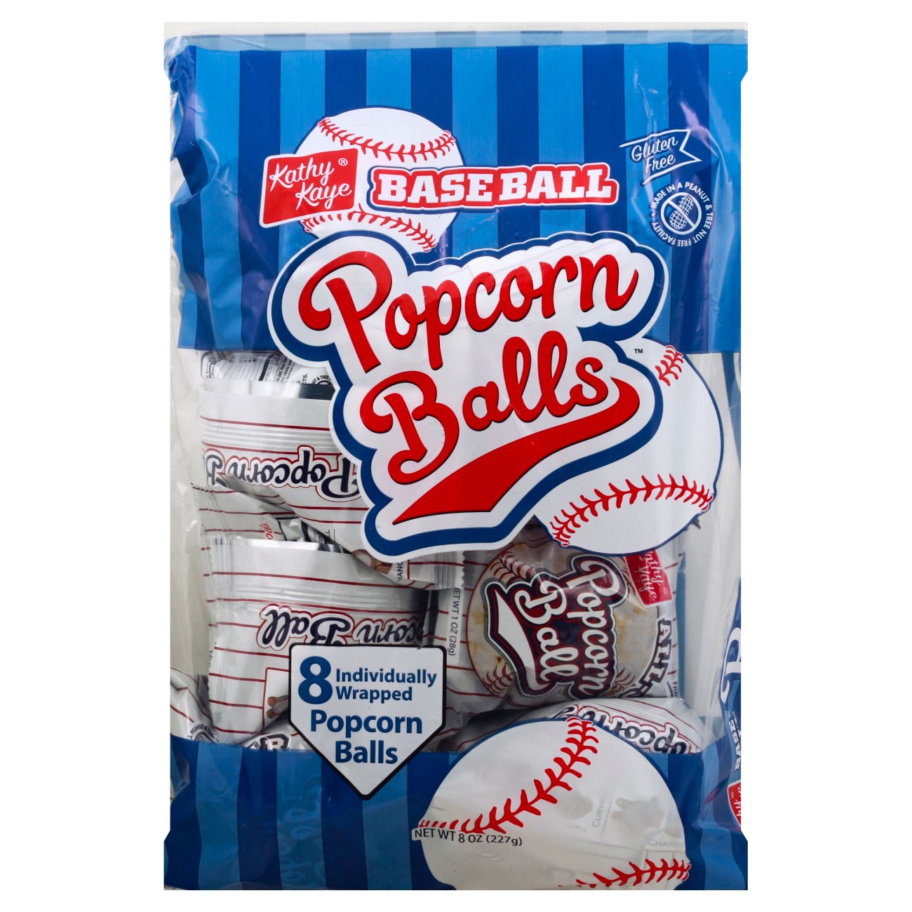 Kathy Kaye Baseball Popcorn Ball - Shop Candy at H-E-B