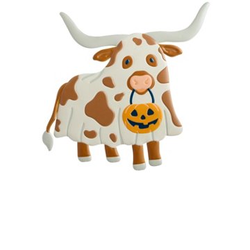 Destination Holiday Halloween Longhorn Cow Yard Stake