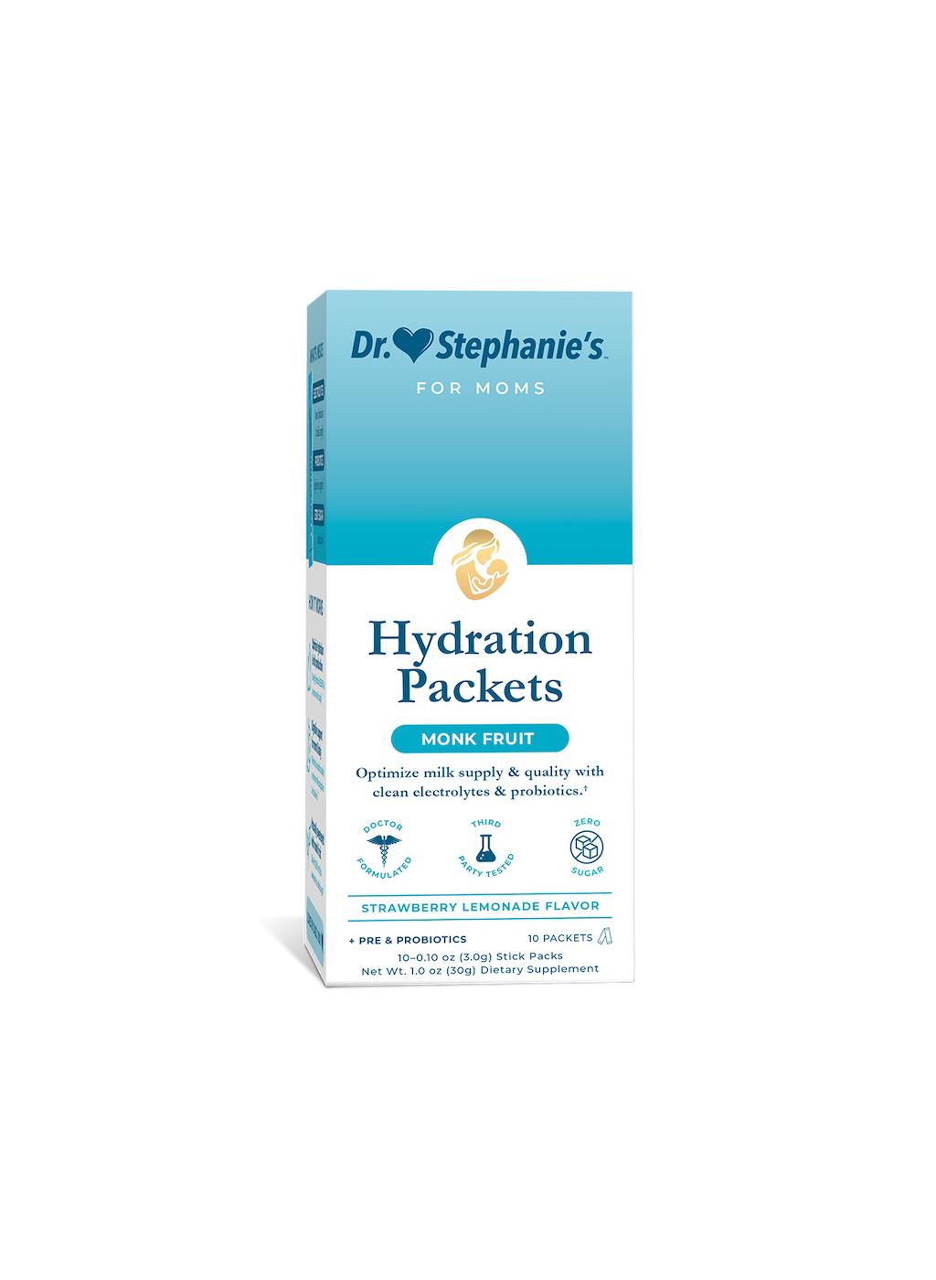 Dr. Stephanie's Hydration Packets For Breastfeeding - Strawberry Lemonade; image 1 of 4