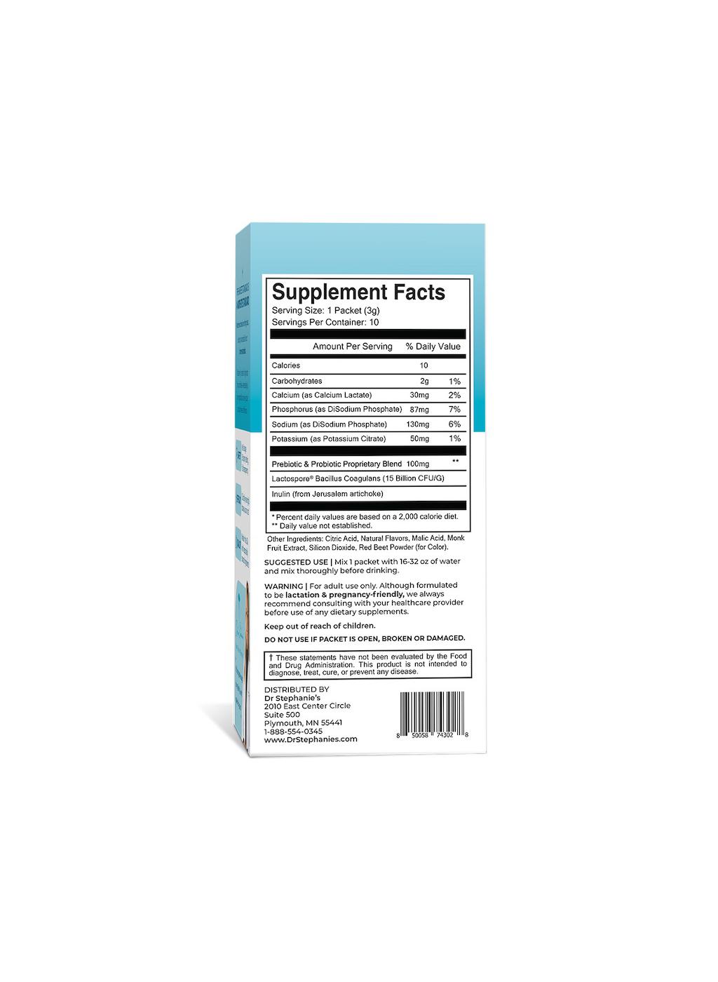 Dr. Stephanie's Hydration Packets For Breastfeeding - Strawberry Lemonade; image 4 of 4