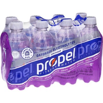 Propel Zero Sugar Grape Water Beverage 8 pk Bottles