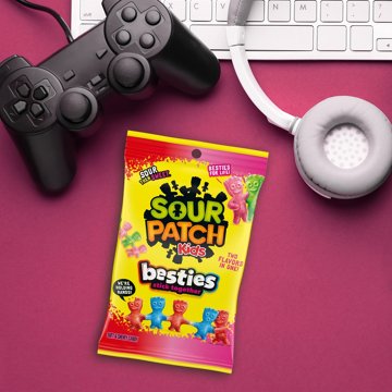 Sour Patch Kids Besties 2 Flavors in 1 Soft & Chewy Candy