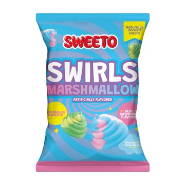 Sweeto Swirls Marshmallow - Watermelon Flavored