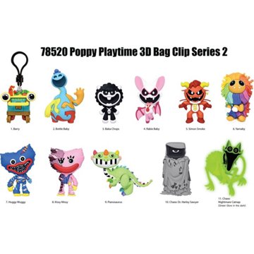 Monogram International Poppy's Playtime Figural Bag Clip - Series 2