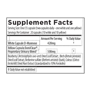 FemiClear Urinary Tract Flush for Day & Night, 20 ct