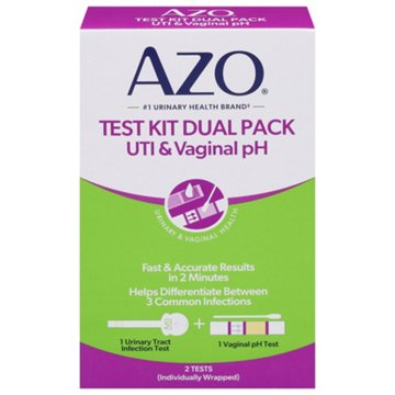 Azo Test Kit Dual Pack UTI & Vaginal pH, 2 ct