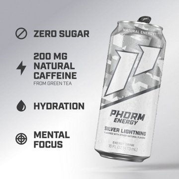 Phorm Energy Drink - Silver Lightning
