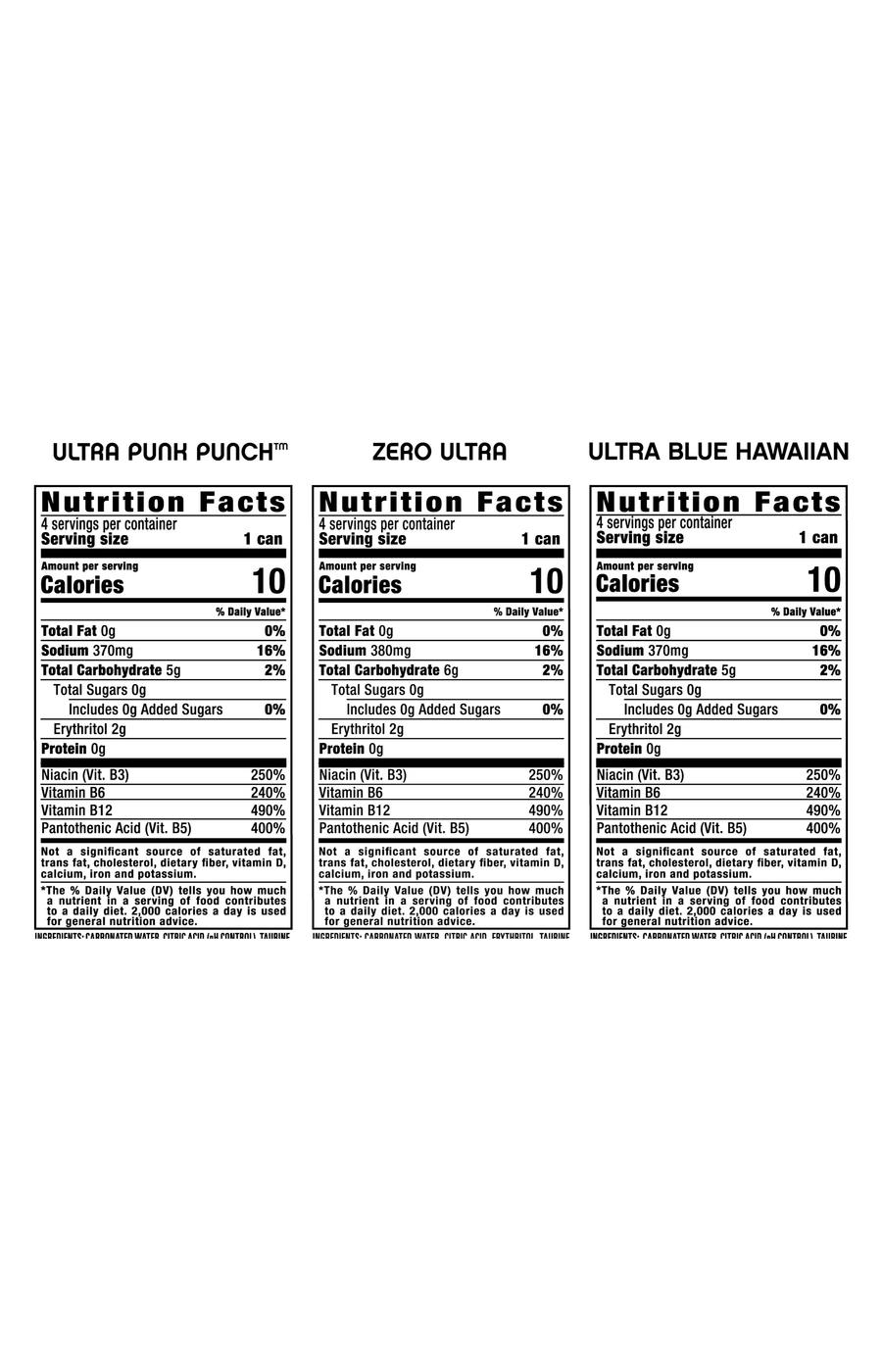 Monster Energy Ultra Ultra Zero Sugar Energy Drink Variety 12 pk Cans; image 3 of 3