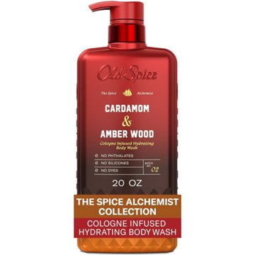 Old Spice Cologne Infused Body Wash - Cardamom & Amber Wood