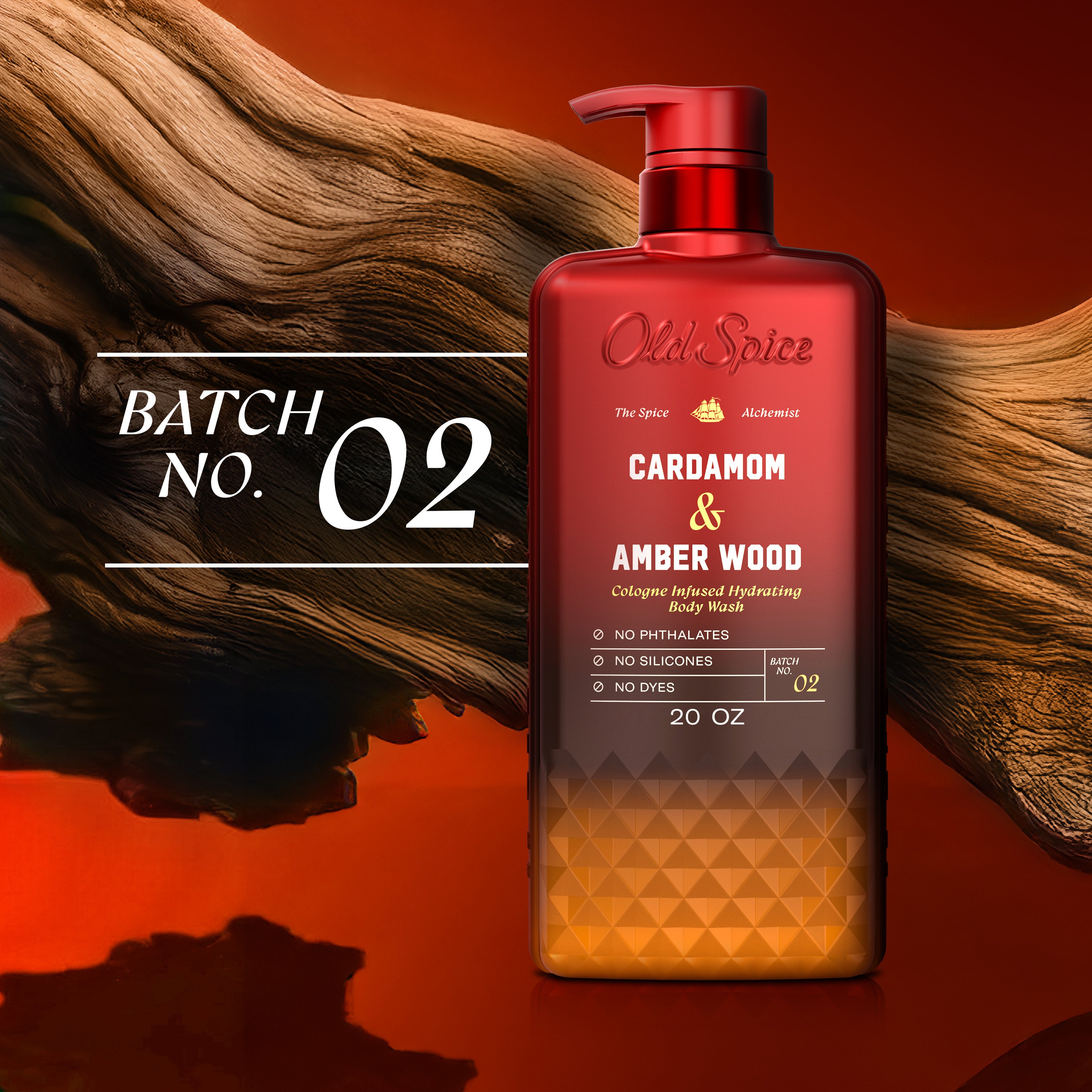 【専用】Old Spice Cardamom & Amber Wood x 2本 Old Spice Cologne Infused Body Wash - Cardamom & Amber Wood - Shop