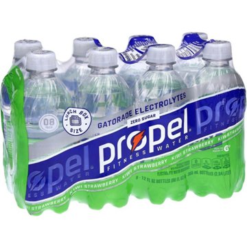 Propel Zero Sugar Kiwi Strawberry Water Beverage 8 pk Bottles