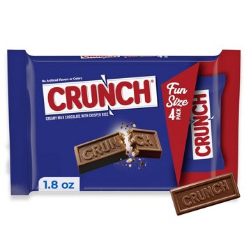 Crunch Fun Size Chocolate Bars, 4 pk