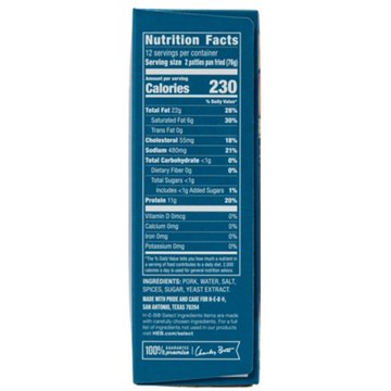 H-E-B Breakfast Sausage Patties - Original 