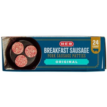 H-E-B Breakfast Sausage Patties - Original 