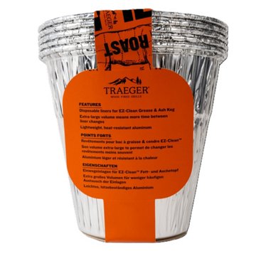 Traeger Grease & Ash Keg Liner Pack, 5 pk