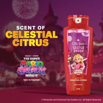 Old Spice Limited Edition Super Mario Body Wash - Castle Crush, 24 oz