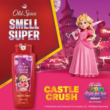 Old Spice Limited Edition Super Mario Body Wash - Castle Crush, 24 oz