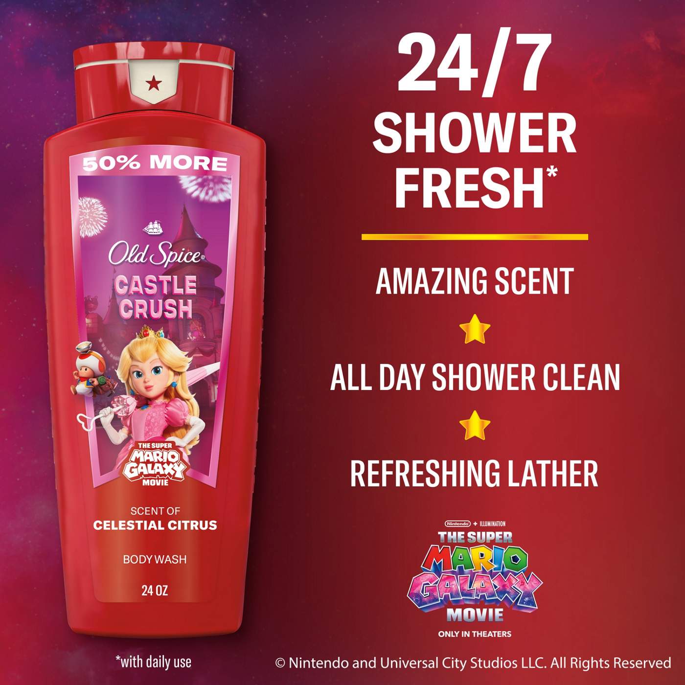 Old Spice Limited Edition Super Mario Body Wash - Castle Crush; image 4 of 10