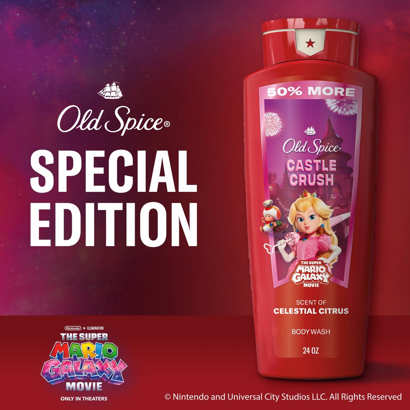 Old Spice Limited Edition Super Mario Body Wash - Castle Crush; image 5 of 10