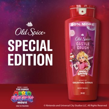 Old Spice Limited Edition Super Mario Body Wash - Castle Crush, 24 oz