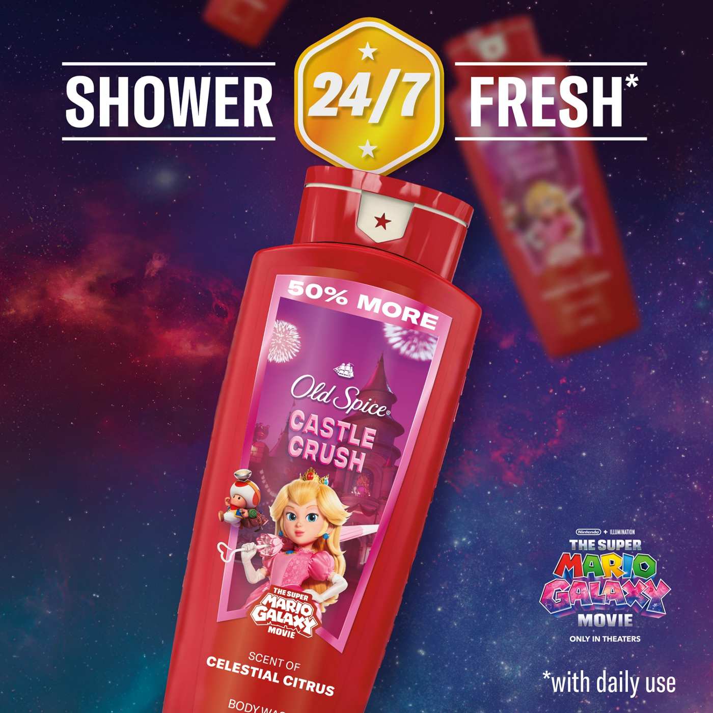 Old Spice Limited Edition Super Mario Body Wash - Castle Crush; image 6 of 10