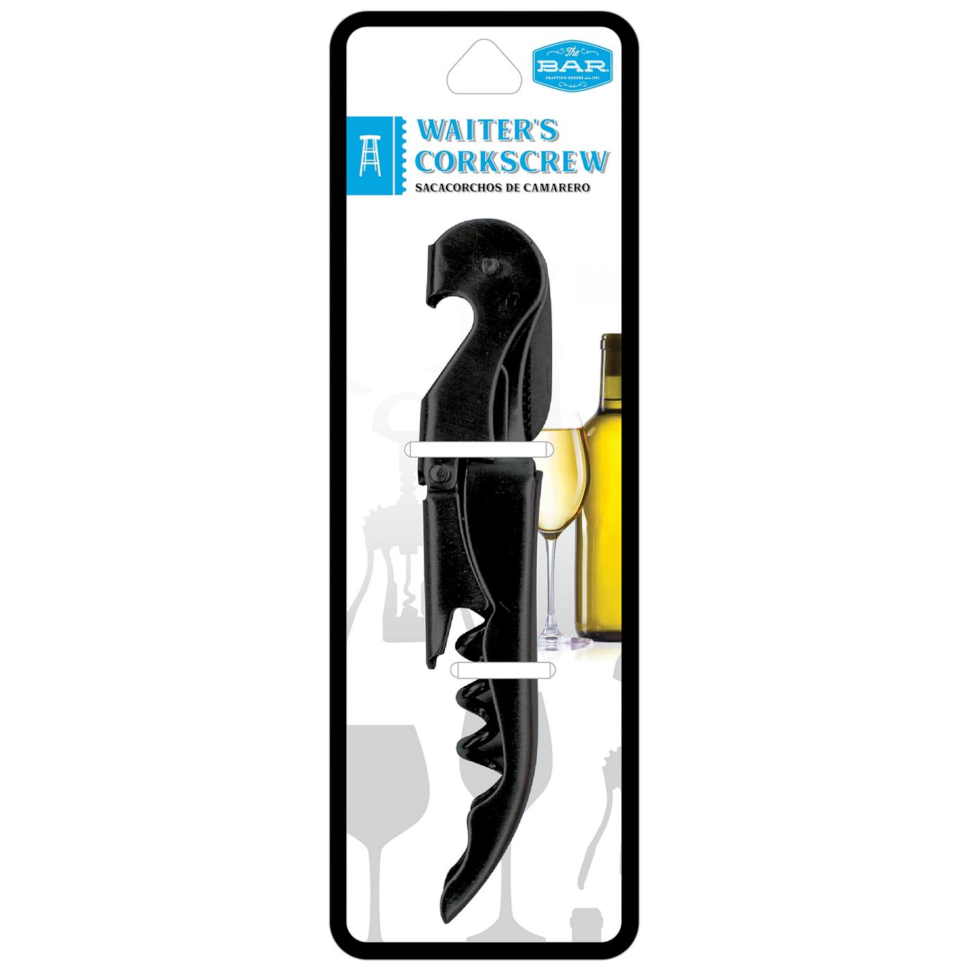 The Bar Waiters Corkscrew Black; image 1 of 2
